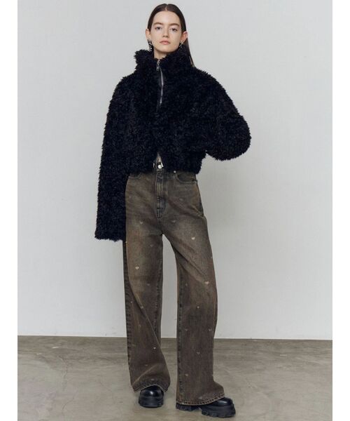 セール】シングルミニボアブルゾン（ブルゾン）｜EMODA（エモダ）の