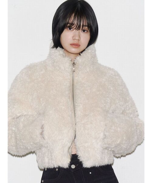 セール】シングルミニボアブルゾン（ブルゾン）｜EMODA（エモダ）の