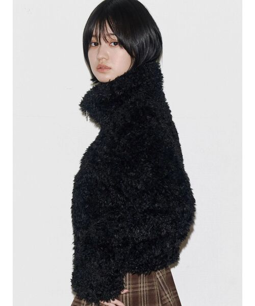 EMODA（エモダ）の「シングルミニボアブルゾン（ブルゾン）」 - WEAR