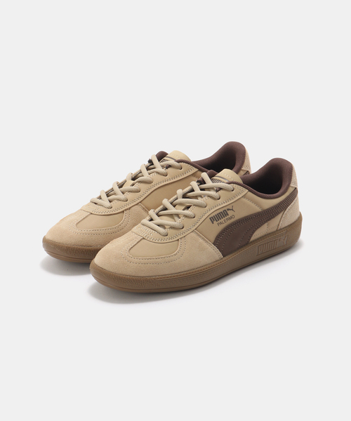 PUMA(プーマ)の「【PUMA / プーマ】PALERMO POP 403257:スニーカー(スニーカー・レディース・チャコールグレー/ベージュ・23cm/23.5cm/24cm/24.5cm/25cm)」の4枚目の写真