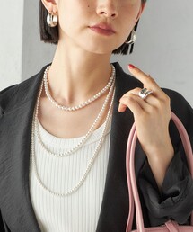 in mood | in mood:マルチ ガラス パール ネックレス(ネックレス)