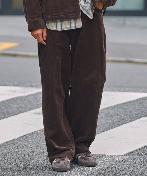 【セットアップ対応】コーデュロイ ワイドストレートパンツ【THE CRAFT CREW PRODUCTS】