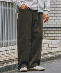 メンズのその他パンツ（グリーン・カーキ/緑色系・コーデュロイ