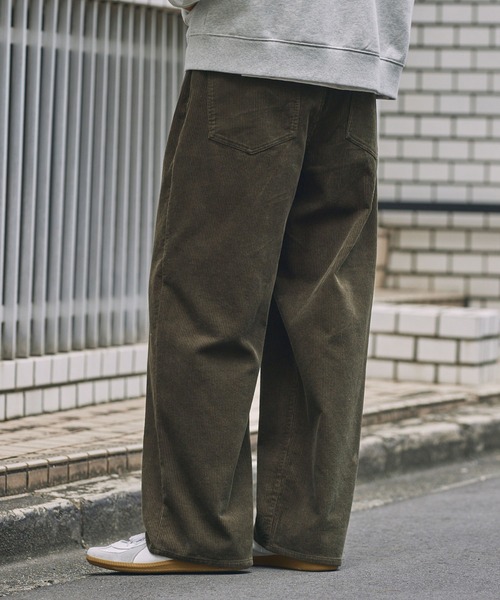 セットアップ対応】コーデュロイ ワイドストレートパンツ【THE CRAFT