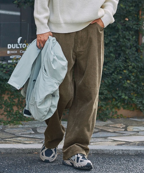 THE CRAFT CREW PRODUCTS（ザクラフトクループロダクツ）の「【セットアップ対応】コーデュロイ ワイドストレートパンツ【THE CRAFT CREW PRODUCTS】（その他パンツ・メンズ・ブラック/グレイッシュベージュ/オリーブ/ブラウン/スミクロ・S/M/L）」の15枚目の写真