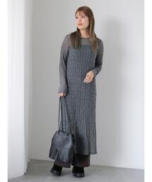 ehka sopo（エヘカソポ）の「カットレースワンピース（ワンピース）」