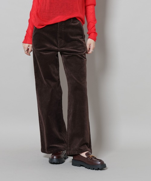 セール】コーデュロイワイドパンツ（その他パンツ）｜NANO universe