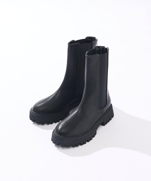 RIVE DROITE（リヴドロワ）の「【R.good(アールドットグッド)】ボリュームサイドゴアブーツ（ブーツ・レディース・ブラック・37/38/36）」の9枚目の写真