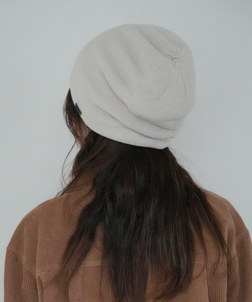 polcadot（ポルカドット）の「ニット シングルワッチ/ビーニー ユニセックス（ニットキャップ/ビーニー・メンズ・ベージュ/ネイビー/ブラック/チャコールグレー・FREE）」の14枚目の写真