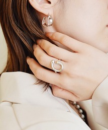 styiro（スタイロ）の「ニッケルフリー メタルパフィフープリング（リング）」