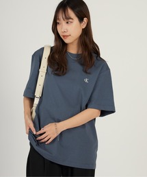 Calvin Klein/カルバンクライン SS EASY MONOGRAM TEE ワンポイント 半袖 Tシャツ カットソー メンズ レディース 秋 秋服 2026年秋冬