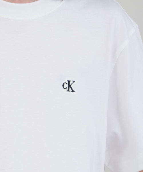 Calvin Klein(カルバン・クライン)の「Calvin Klein/カルバンクライン SS EASY MONOGRAM TEE ワンポイント 半袖 Tシャツ カットソー メンズ レディース 秋 秋服 2026年秋冬(Tシャツ/カットソー・メンズ・ホワイト/ブラック/ブルー・S/XL/L/M)」の8枚目の写真