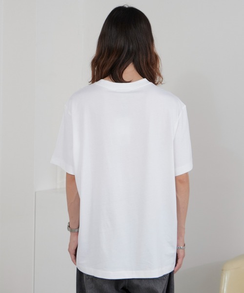 Calvin Klein(カルバン・クライン)の「Calvin Klein/カルバンクライン SS EASY MONOGRAM TEE ワンポイント 半袖 Tシャツ カットソー メンズ レディース 秋 秋服 2026年秋冬(Tシャツ/カットソー・メンズ・ホワイト/ブラック/ブルー・S/XL/L/M)」の6枚目の写真