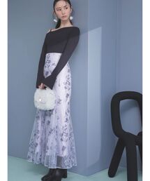 MERCURYDUO | エンブロイダリーマーメイドスカート(スカート)