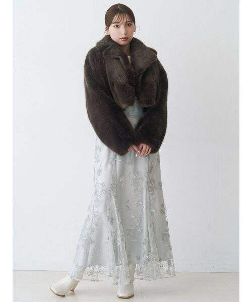 2025新作 MERCURYDUO エンブロイダリーマーメイドスカート エンブロイダリーマーメイドスカート（スカート）｜MERCURYDUO