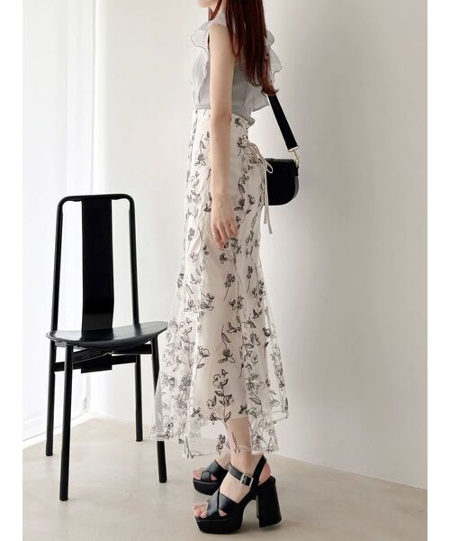 エンブロイダリーマーメイドスカート（スカート）｜MERCURYDUO