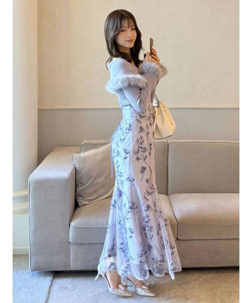 2025新作 MERCURYDUO エンブロイダリーマーメイドスカート エンブロイダリーマーメイドスカート（スカート）｜MERCURYDUO