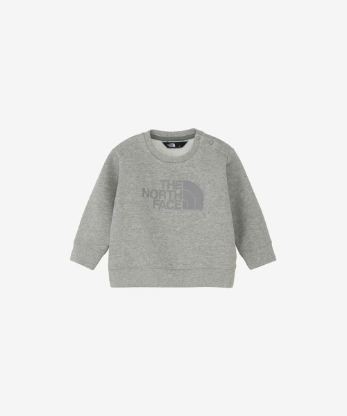 THE NORTH FACE（ザノースフェイス）の「THE NORTH FACE B Sweat Graphic Crew NTB62561（スウェット・キッズ・ブラック/グレー・80/90）」の2枚目の写真