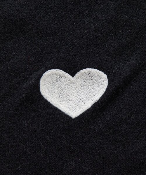 BEARDSLEY(ビアズリー)の「《CITRUS》ハート刺繍ストール(ストール/ショール・レディース・ブラック・FREE)」の9枚目の写真