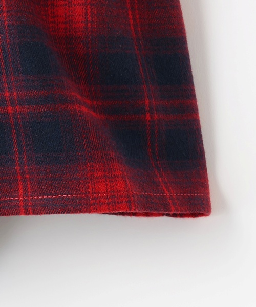 X-girl Stages（エックスガールステージス）の「チェックロゴワンピース風カバーオール（ロンパース・キッズ・ブラック/アイボリー・70cm）」の11枚目の写真