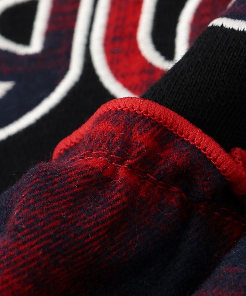 X-girl Stages（エックスガールステージス）の「チェックロゴワンピース風カバーオール（ロンパース・キッズ・ブラック/アイボリー・70cm）」の15枚目の写真