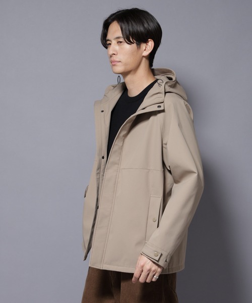 NANO universe（ナノユニバース）の「ボンディングウォームパーカー（ブルゾン・メンズ・チャコール/ブラック/ベージュ・XL/L/M/S）」の5枚目の写真