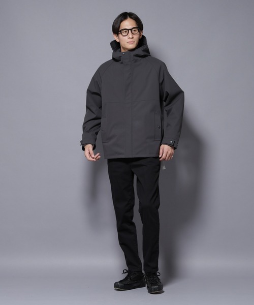 NANO universe（ナノユニバース）の「ボンディングウォームパーカー（ブルゾン・メンズ・チャコール/ブラック/ベージュ・XL/L/M/S）」の14枚目の写真