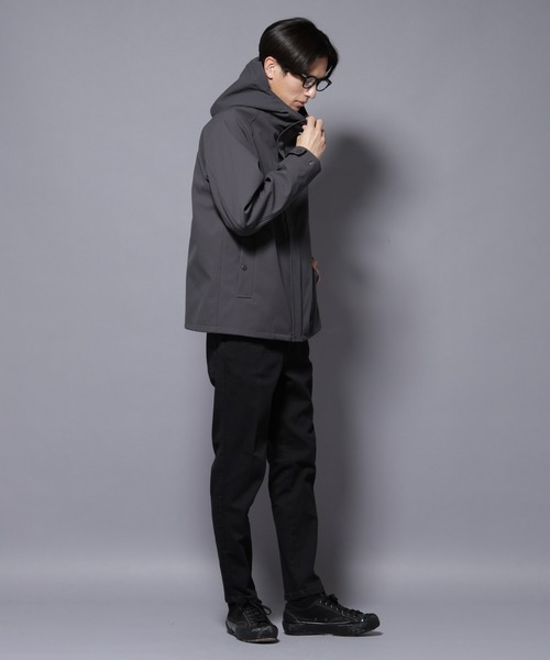 NANO universe（ナノユニバース）の「ボンディングウォームパーカー（ブルゾン・メンズ・チャコール/ブラック/ベージュ・XL/L/M/S）」の16枚目の写真