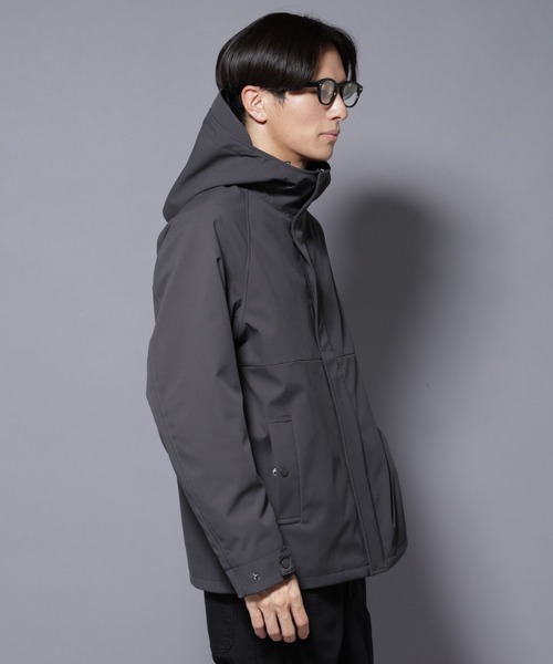 NANO universe（ナノユニバース）の「ボンディングウォームパーカー（ブルゾン・メンズ・チャコール/ブラック/ベージュ・XL/L/M/S）」の12枚目の写真