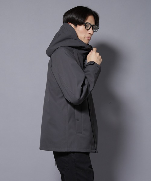 NANO universe（ナノユニバース）の「ボンディングウォームパーカー（ブルゾン・メンズ・チャコール/ブラック/ベージュ・XL/L/M/S）」の13枚目の写真