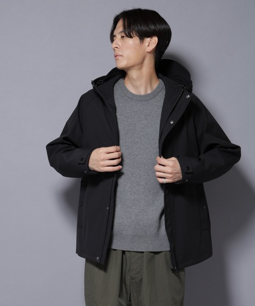 NANO universe（ナノユニバース）の「ボンディングウォームパーカー（ブルゾン・メンズ・チャコール/ブラック/ベージュ・XL/L/M/S）」の21枚目の写真