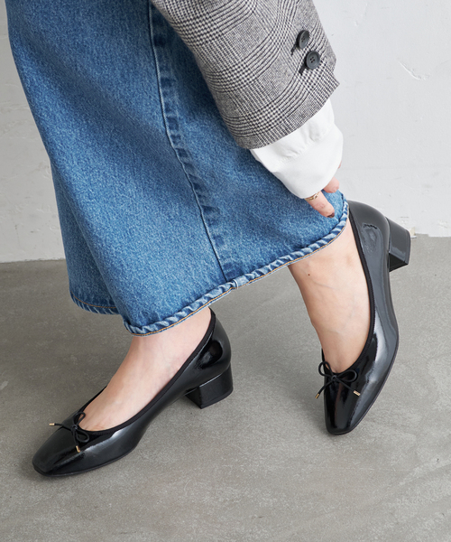 追加》3.5cmスクエアバレエパンプス（パンプス）｜LE TALON（ルタロン
