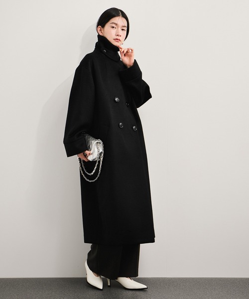 セール】2WAYスタンドカラーロングコート（その他アウター）｜LE