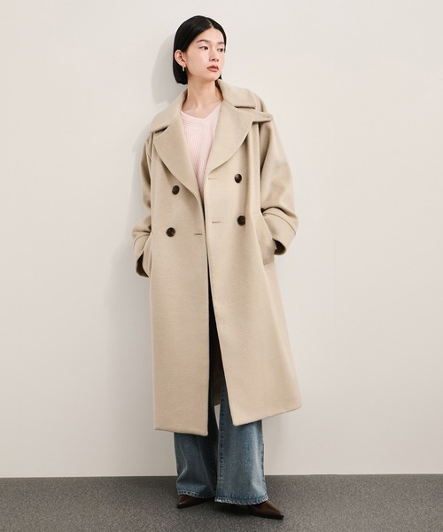 セール】2WAYスタンドカラーロングコート（その他アウター）｜LE