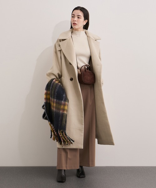 セール】2WAYスタンドカラーロングコート（その他アウター）｜LE