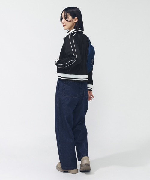 TIGORA（ティゴラ）の「ティゴラ TIGORA デニムワイドパンツ（デニムパンツ・レディース・サックスブルー/ダークブルー・S/M/L/XL）」の14枚目の写真