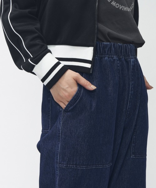 TIGORA（ティゴラ）の「ティゴラ TIGORA デニムワイドパンツ（デニムパンツ・レディース・サックスブルー/ダークブルー・S/M/L/XL）」の15枚目の写真