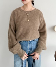 Doux archives | ラクーンミックスクルーネックニット(ニット/セーター)