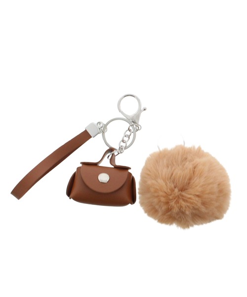 ミニバッグポンポンファーチャーム(188-56048)JELLY BEANS(ジェリー