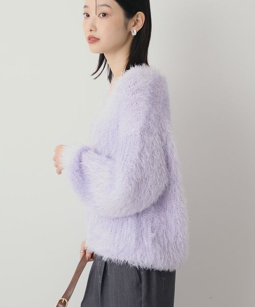 2018 美品Spick&amp;Span☆ノルディック ざっくりプルオーバーニットF紫 Spick & Span（スピックアンドスパン）の「ウールカシミヤ
