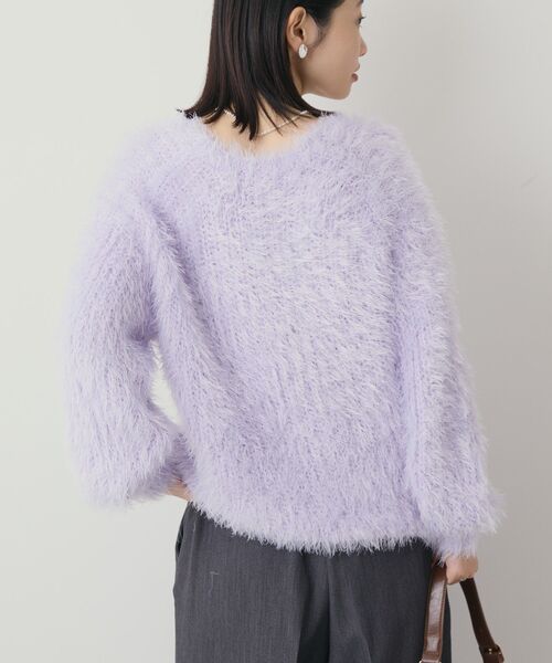 美品！ヴィンテージ　ヨーロッパ直輸入❗️高級モヘアハンドニット　シャギー紫レトロ Eddie Bauer （エディー・バウアー）公式オンライン通販サイト