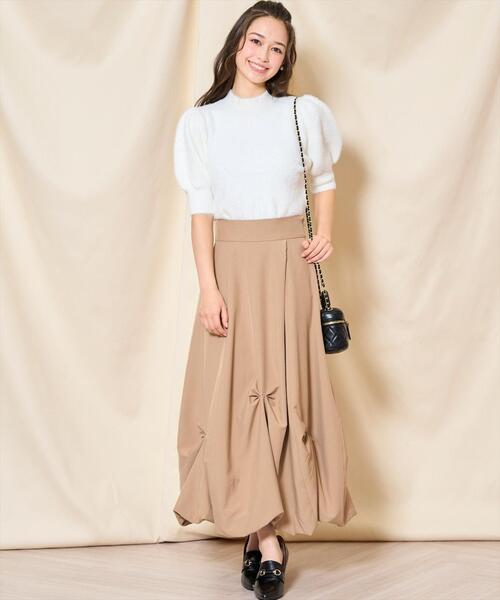 セール】タックバルーンラップスカート（スカート）｜SWINGLE