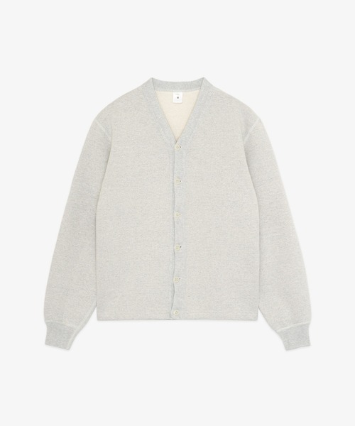 FRONT 11201(フロントワンワントゥーオーワン)の「Sweat Cardigan/ Made in Japan(カーディガン/ボレロ・メンズ・グレー・XL/L/M/S)」の1枚目の写真