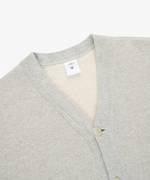 FRONT 11201(フロントワンワントゥーオーワン)の「Sweat Cardigan/ Made in Japan(カーディガン/ボレロ・メンズ・グレー・XL/L/M/S)」の3枚目の写真