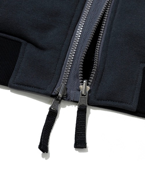 gym master（ジムマスター）の「gym master/ジムマスター　12ozヘビー裏起毛スウェット RV ダブルジップJKT（ブルゾン・メンズ・その他1/その他2・X-LARGE/LARGE/MEDIUM）」の4枚目の写真