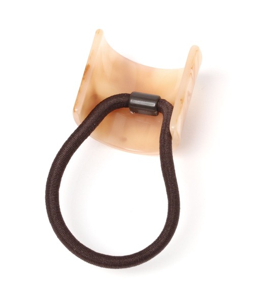 studio CLIP（スタディオクリップ）の「【daily CLIP】マーブルヘアゴム（ヘアゴム・レディース・ブラウン/グリーン/オフホワイト・FREE）」の4枚目の写真