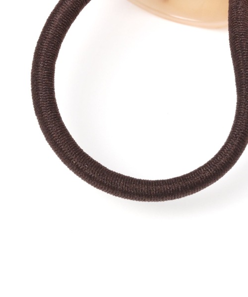 studio CLIP（スタディオクリップ）の「【daily CLIP】マーブルヘアゴム（ヘアゴム・レディース・ブラウン/グリーン/オフホワイト・FREE）」の6枚目の写真