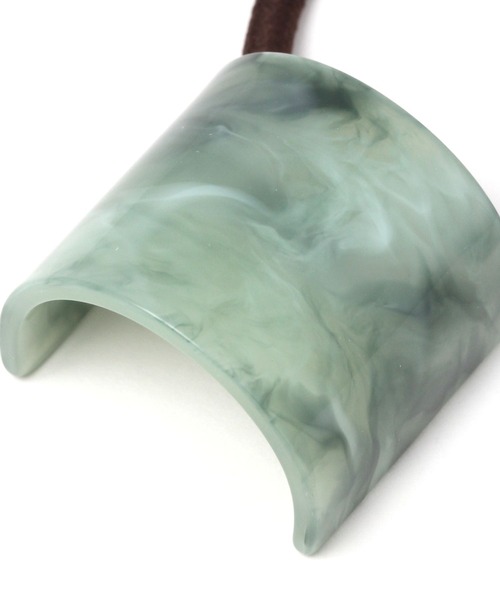 studio CLIP（スタディオクリップ）の「【daily CLIP】マーブルヘアゴム（ヘアゴム・レディース・ブラウン/グリーン/オフホワイト・FREE）」の8枚目の写真