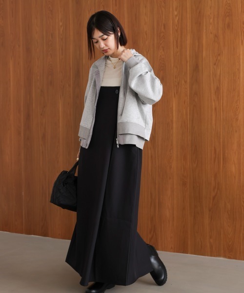 Bou Jeloud(ブージュルード)の「ラップアクセントボタンワンピース(ワンピース・レディース・ブラウン/グレー/ブラック・FREE)」の8枚目の写真
