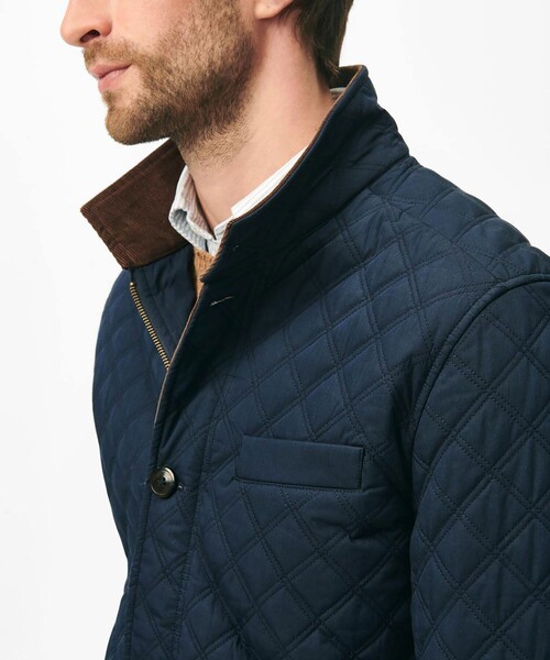 BROOKS BROTHERS(ブルックスブラザーズ)の「コットン/ナイロン キルティング ジャケット(ブルゾン・メンズ・ネイビー・LARGE/MEDIUM/SMALL/X-LARGE)」の2枚目の写真